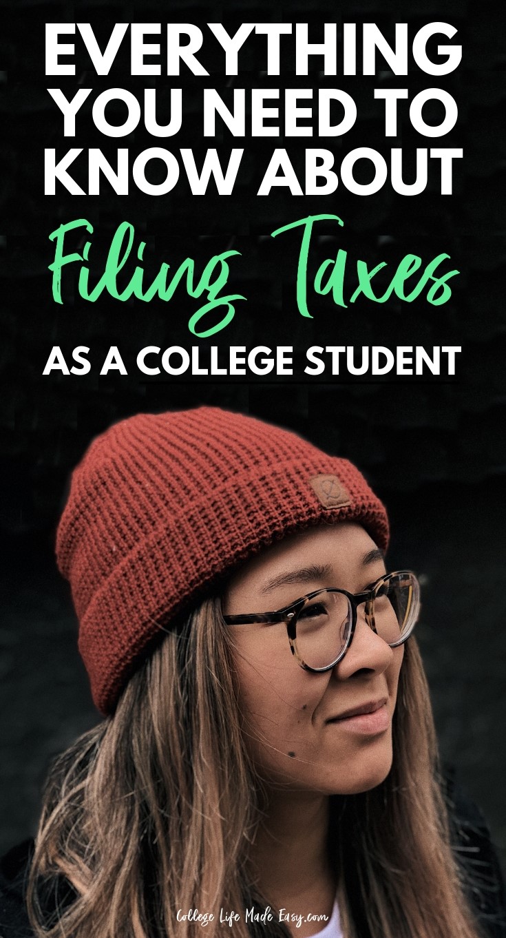 Tax tips for college students and those who are filing taxes on their own for the first time. Get all your questions about deductions, write-offs and more answered here. Click to read the full guide! #taxes #college #collegelife #money #moneytips #finance